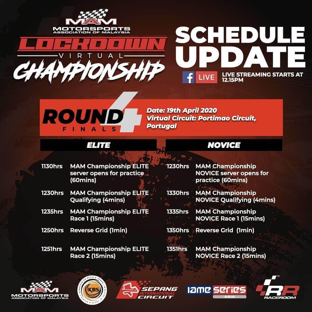 MAM LOCKDOWN VIRTUAL CHAMPIONSHIP – AIMAN HAZIQ JUARA SULUNG KEJUARAAN ANJURAN MAM
